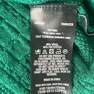 Ted Baker green sweater used